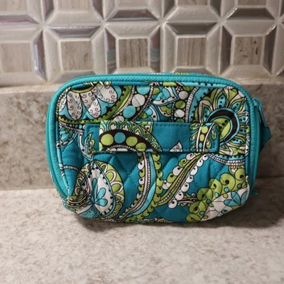 Vera Bradley ~ ''Paisley'' ~ Essential Small Cosmetic Bag ~ EUC