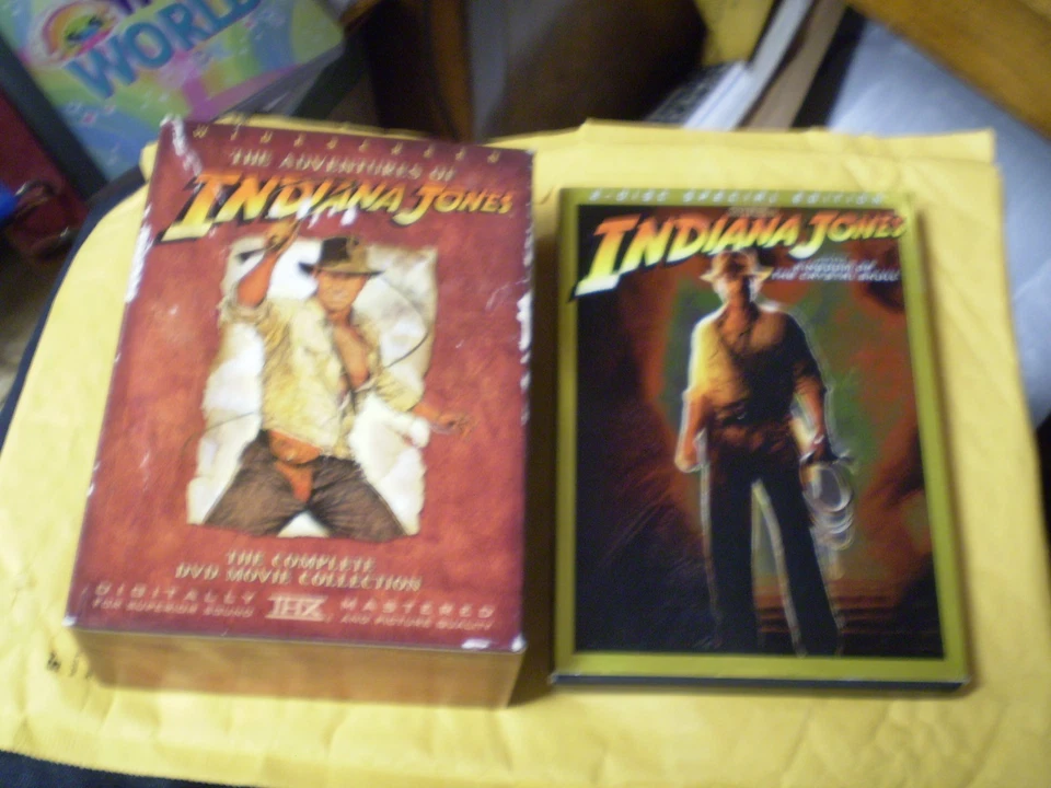 (5) Indiana Jones DVD Lot: Raiders, Temple, Last Crusade & Crystal Skull + Bonus - Image 2 of 2