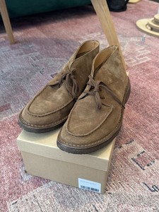 crosby moc-toe chukka boot tobacco suede Drake's Boots Brown at As with the Clifford boot RESTOCK] CROSBY MOC-TOE CHUKKA BOOT