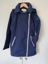 Giacca Michael Kors blu navy 7-8 anni con cappuccio zip chiusura tasche ottima