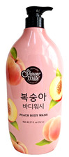 Aekyung Shower Mate Peach Body Wash Total Body Care 40.57 fl oz K-Hydrading NEW 0.49 per gallon