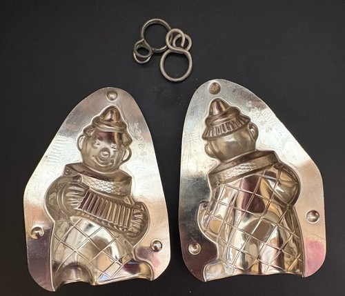 Vintage Clown spielt Akkordeon Schokoladenform # 15764 ca. 3 x 5. - Bild 8 von 13