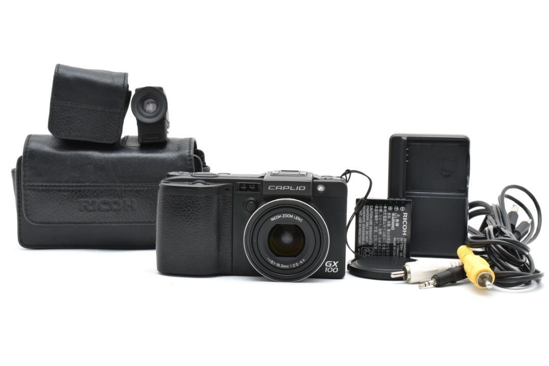 226 RICOH CAPLIO GX100 VF-1 ファインダー付き Ricoh Caplio GX100 10.0MP Digital Camera - Black for sale online