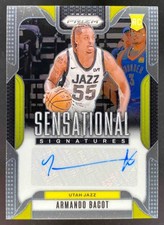 ARMANDO BACOT 2024 PANINI PRIZM SENSATIONAL RC AUTO #SS-ABJ JAZZ