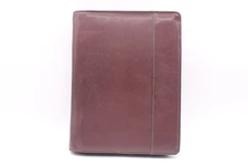 Day Runner Planner Organizer Classic Edition Burgundy Leather Zip 3-Ring 8x5"