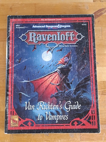 D&D Ravenloft Van Richtens Guide To Vampires
