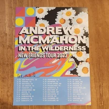 Andrew McMahon In the Wilderness New Friends Tour 2023 Poster