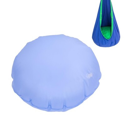 Blue Kids Pod Swing Hammock Chair Replacement Inflatable Cushion Thicken PVC