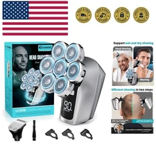 Head Shavers for Bald Men, Upgraded 7D Electric Razor, Cordless Rechargeable,...