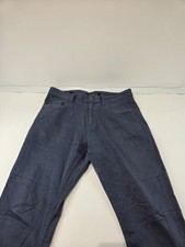 Calvin Klein Jeans Mens 34X30 Straight Leg Dark Wash Blue Denim Pants CKJ 035
