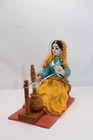 VTG Beautiful Handmade Indian Doll Woman Churning Butter Pottery Face & Hands  — photo 8