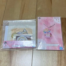 Ojamajo Doremi Ichiban Kuji F Prize Magical Sweets Acrylic Charm & Zipper Bag