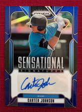 JOHN'S DEALS 2025 CARTER JOHNSON MIAMI PANINI PRIZM SS-CJ - AUTOGRAPH