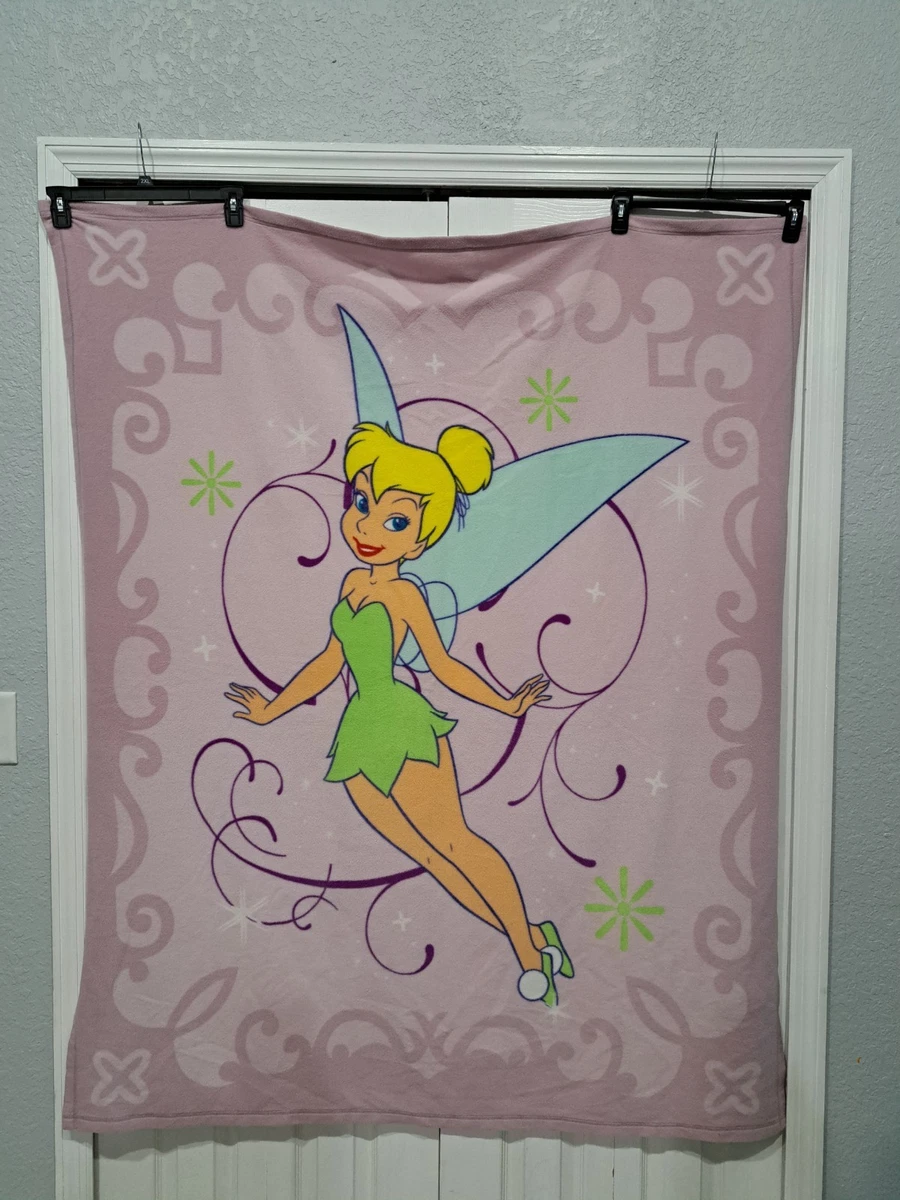 Taie D'oreiller Vintage Tinkerbell – Taille Standard 21x29, Violette, Disney
