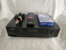 Sharp VC-A593 VCR 4 Head Rapid Rewind Remote ...
