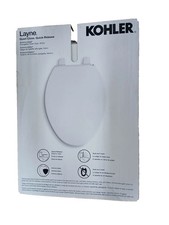 Kohler White Elongated Toilet Seat   Layne Model  Quiet-Close, Quick-Release
