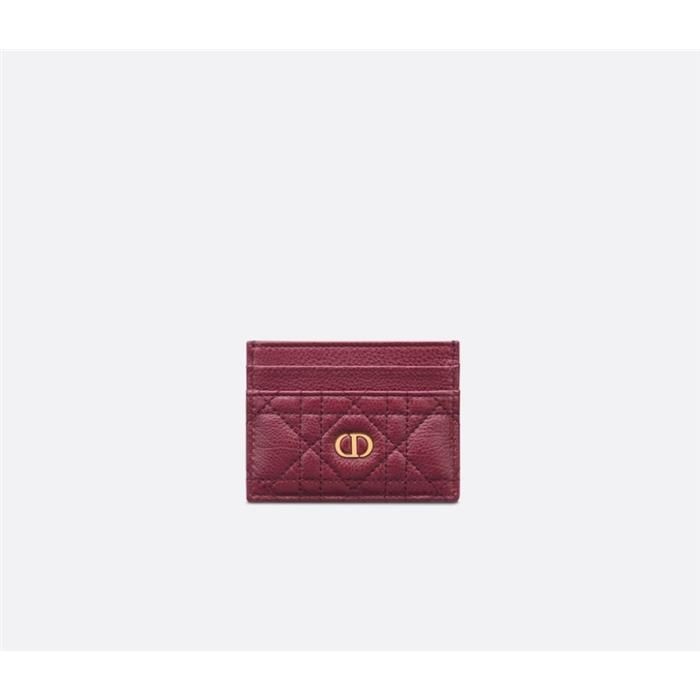 Dior Caro Freesia Pink Leather Card Holder 75822908-image