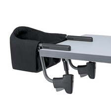 FastLock Portable Hook-On High Chair for Infants  Toddlers, Easy Setup - Black