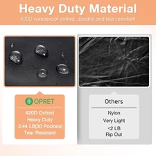 10 Pockets Storage Pocket Chart with 10 Nametag Pockets, Hanging Wall File Or...