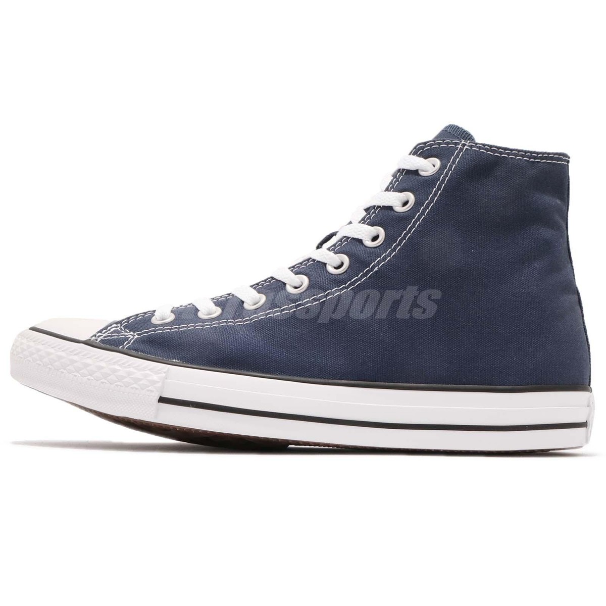Converse Chuck Taylor All Star Hi Navy Canvas White Men Unisex