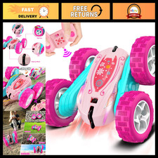 360  Flip Stunt Car - 4WD Double-Sided Remote Control Toy for Kids 6-12, Indoor/