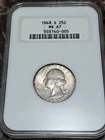 1948 S Washington Quarter MS67 NGC Key Date- Low Mintage! Fatty Holder! Old NGC