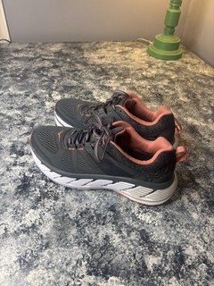 Hoka One One Womens Gaviota 2 1099630 DSLN Gray Running Shoes Sneakers Size 10.5