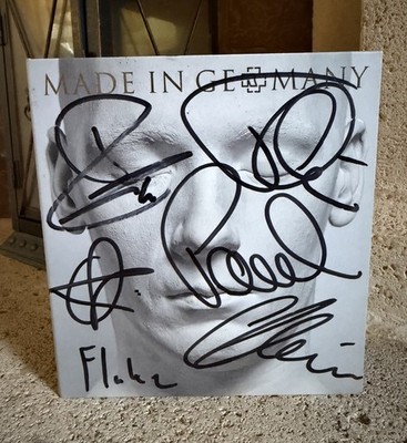 Rammstein Original Signiert Made In Germany Autogramme Signed Spezial Edition