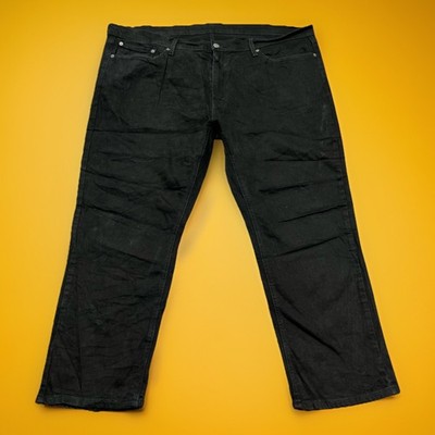 Levi s 541tm Athletic Fit Herren Jeans Schwarz W44 L30 #U6-6