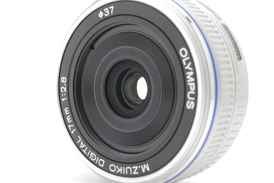 [Top MINT]  Olympus M.ZUIKO 17mm f/2.8 Wide Angle Silver Pancake Lens From JAPAN - Image 4 of 4