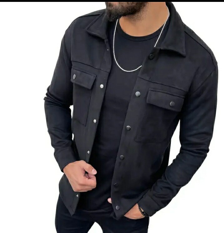 как выглядит Stylish Jacket With Classic Design In Solid Color, Suitable For Men To Wear As A фото