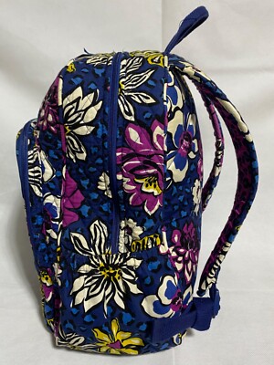 Large Vera Bradley African Violet Pattern Campus Backpack | eBay display picture 1