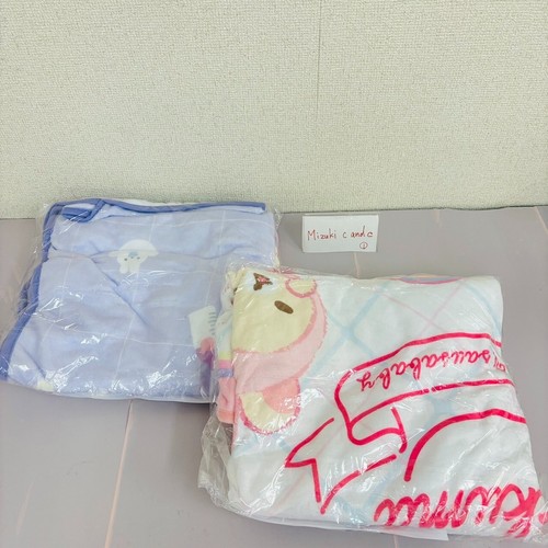 San-X Rilakkuma Korilakkuma Fluffy Blanket Set 2 Baby Rabbit Costume Bear Kawaii - Picture 15 of 24