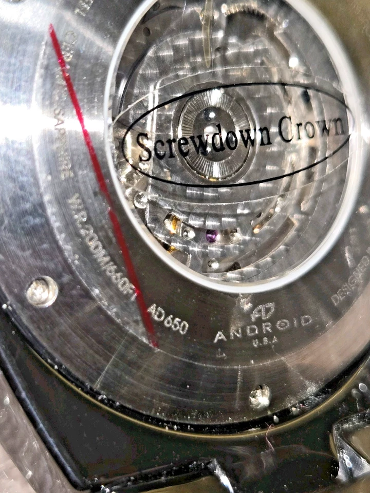 ANDROID Men's AD650 Hercules Tourbillon Automatic Black Ceramic Watch 2/500 NIB! - Image 4 of 4