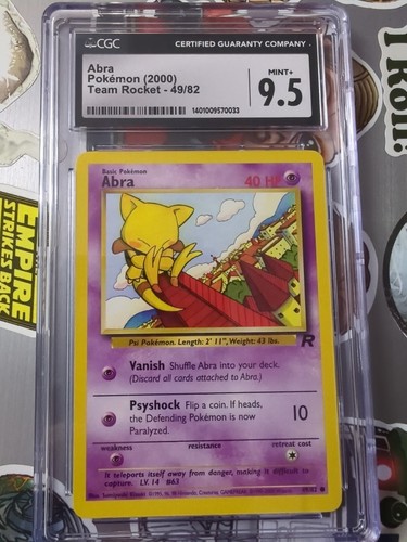 Abra (1st Edition) graded CGC 9.5 for sale on eBay