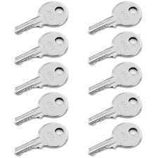 10Pcs Ignition Keys 455 - Compatible with Genie Skyjack Terex Boom Scissor Lifts