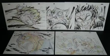 Demon Slayer Entertainment District Arc Fukusei Genga 5 sheets Read Desc.