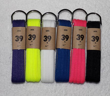 Nike 39" Oval Shoelaces Black/White Basketball Running Sneaker Shoes Laces