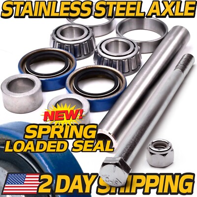 Front Axle & Bearing Kit for Toro Z Master 13x6.50-6 Z560 Z580 Z580D Z587L Z588E
