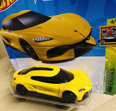 Hot Wheels 2023 - Koenigsegg Gemera - HW Exotics, Short Card, Boxed Shipping