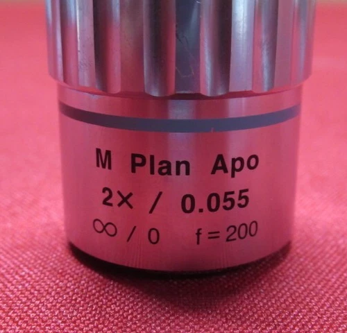 Mitutoyo M Plan Apo 2X/0.055 f=200 Objective Lens Excellent Condition from Japan