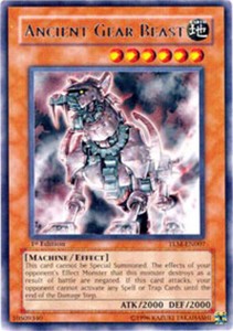 Ancient Gear Beast - TLM-EN007 - Rare - 1st Edition x3 - Lightly Played
