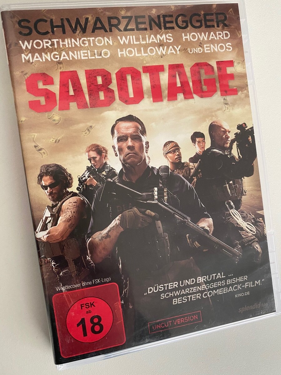 Sabotage - Uncut Version (2014) DVD 78 | eBay