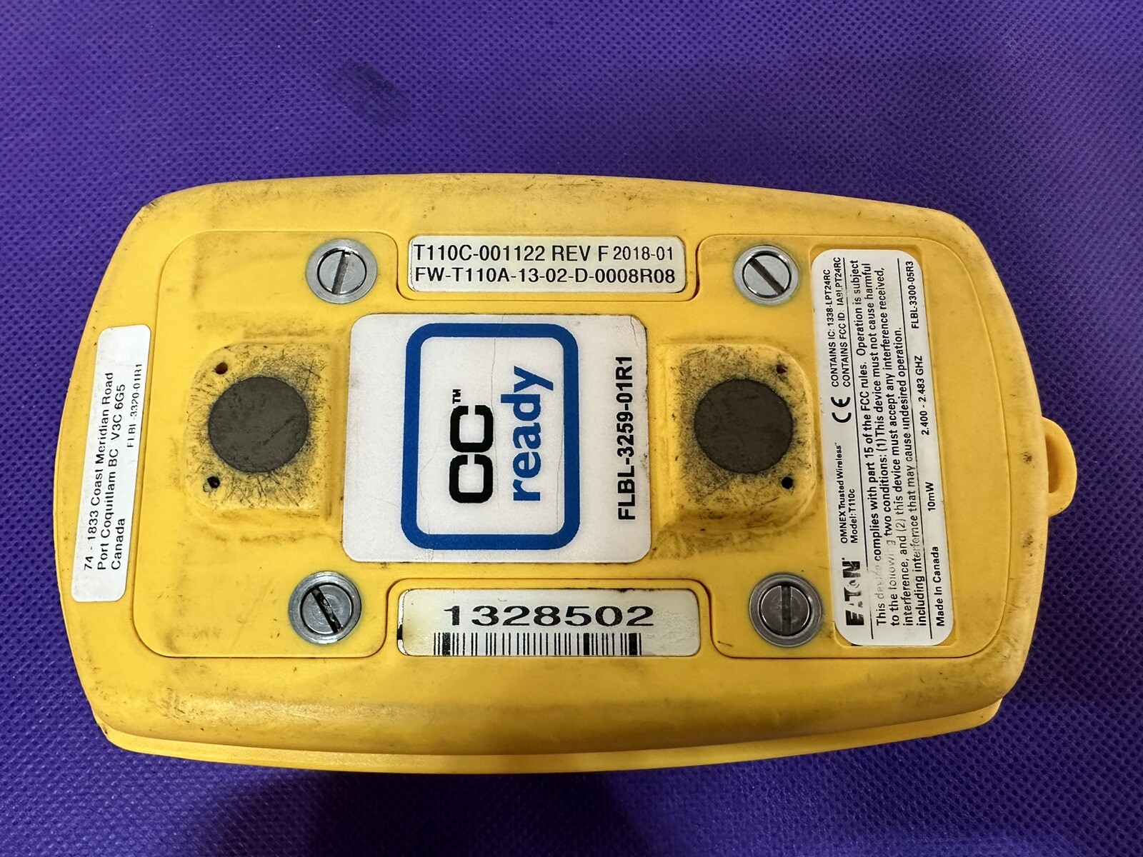 Eaton Omnex T110 Remote Control Transmitter Good Working Condition Free