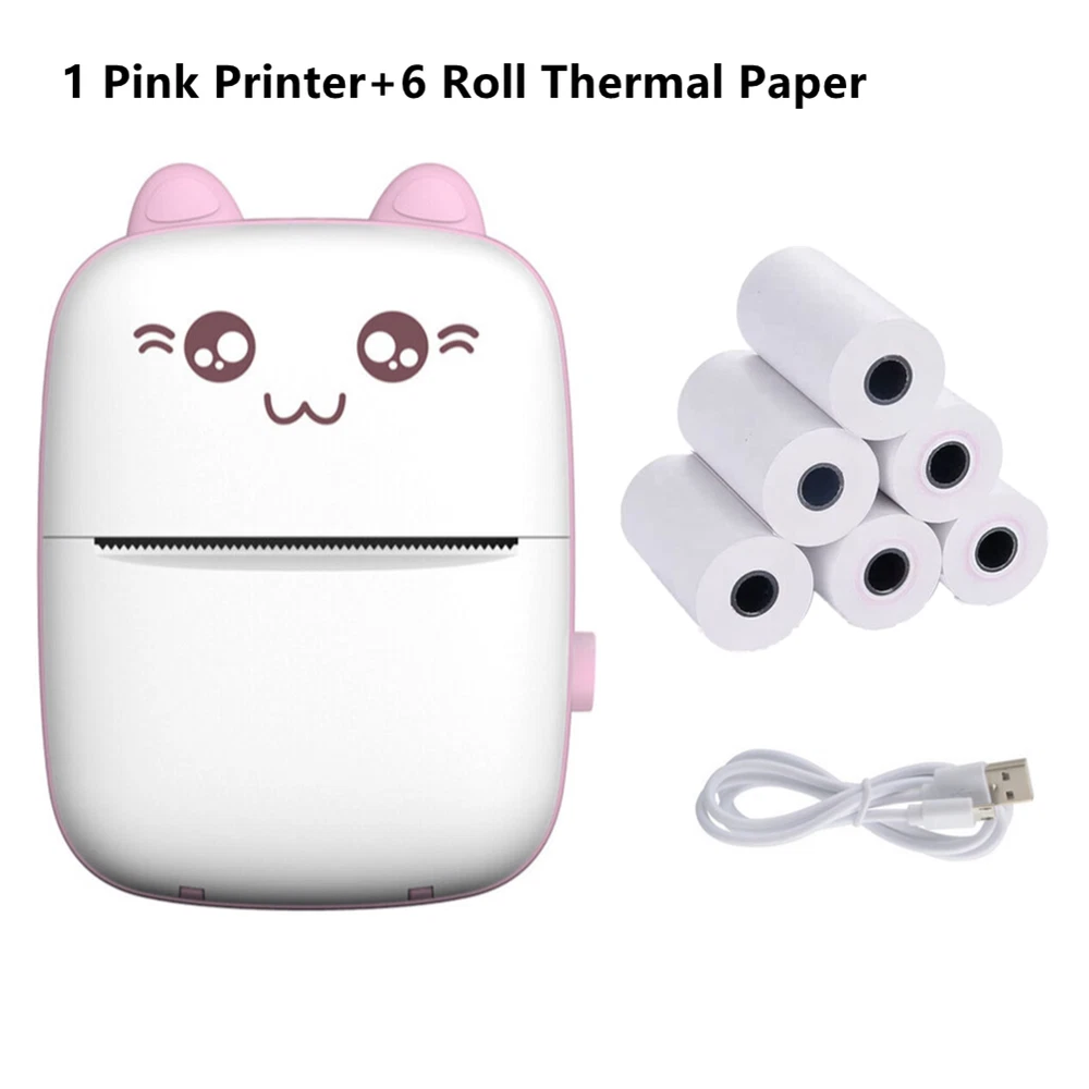 Pocket-Sized Wireless Bluetooth Thermal Mini Photo Printer for On-the-Go Printing