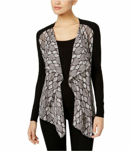Mixed-Media Cardigan Sweater - Petities 
