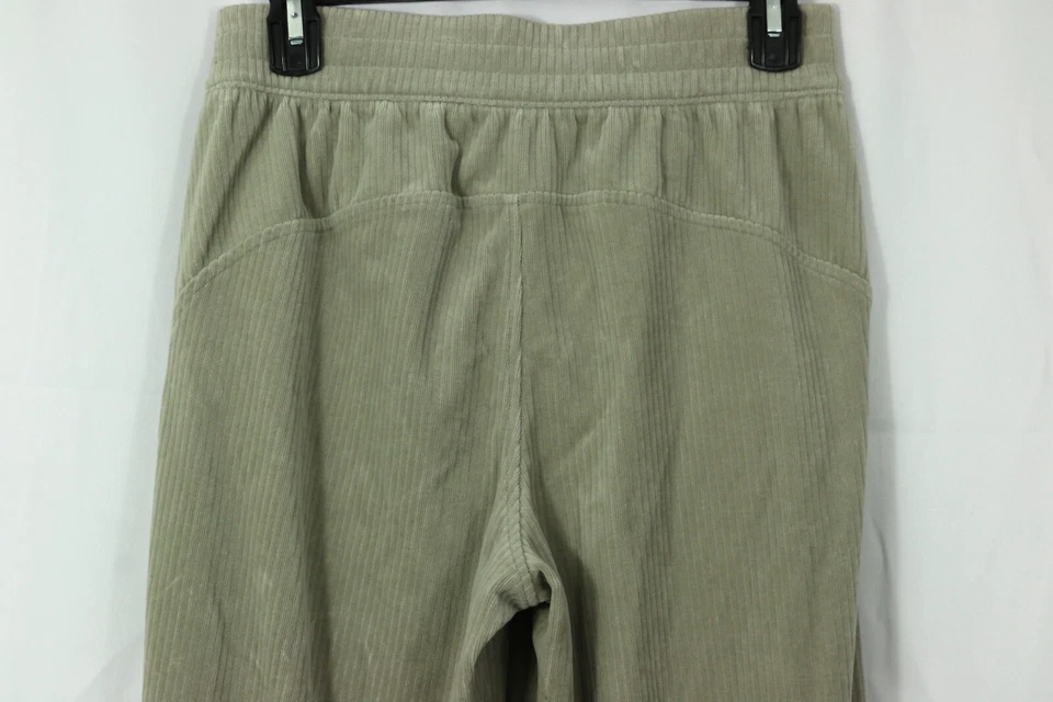 Lululemon Scuba Mid-Rise Wide-Leg Pant Velvet Cord Size 4 Tan Cream LW5FRES - Image 3 of 4