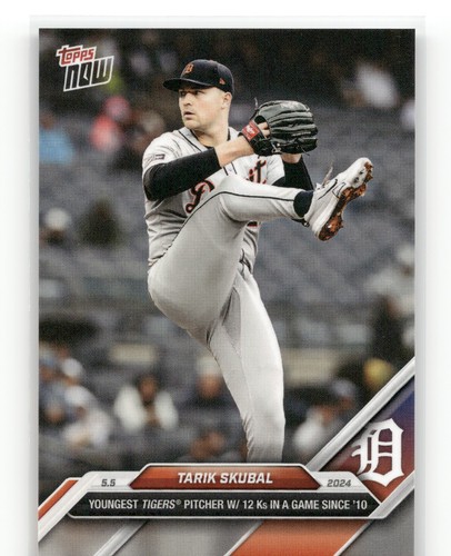 2024 Topps Now 162 Tarik Skubal