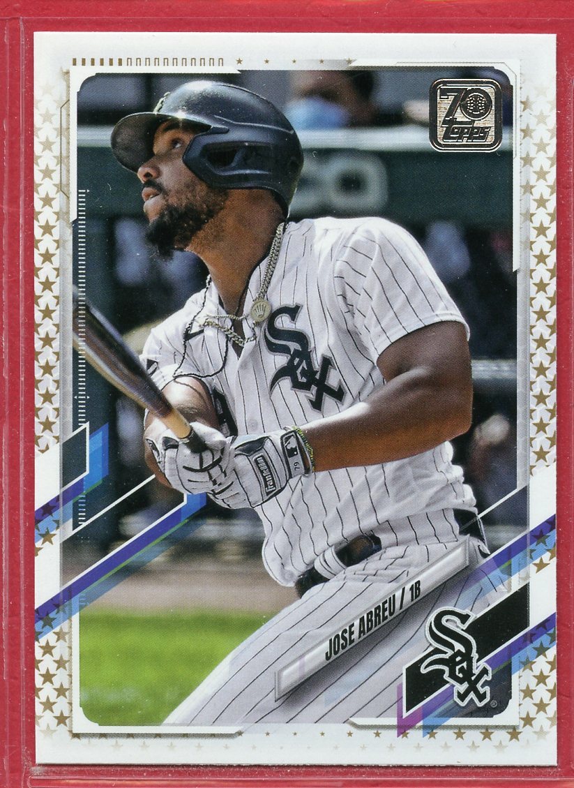 2021 Topps Gold Star Baseball - #331 - Jose Abreu - Chicago White Sox