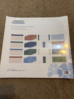 Creative Memories 12x12 ''Noteworthy Days  Fast2Fab 16 Pages 16 Protectors